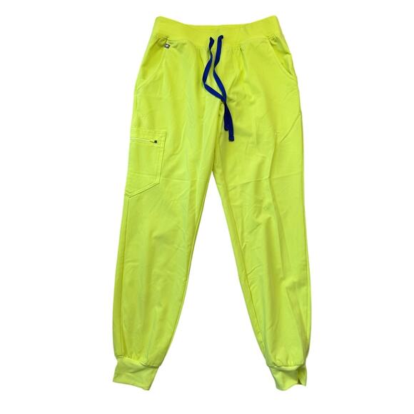 FIGS Jogger Zamora Scrub Pants; Technical Collection; Size Small; Yellow - Picture 1 of 10